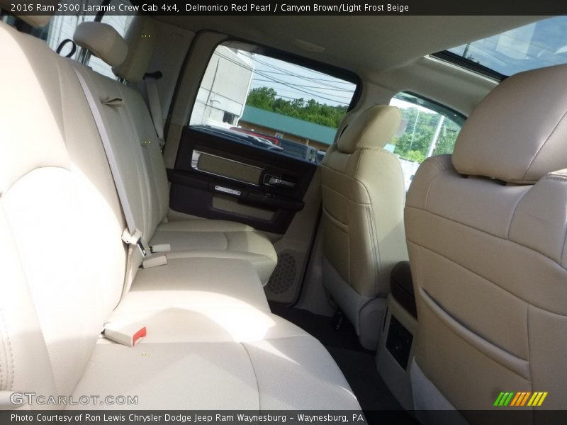 Delmonico Red Pearl / Canyon Brown/Light Frost Beige 2016 Ram 2500 Laramie Crew Cab 4x4
