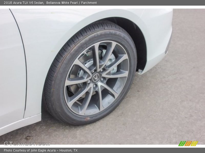 Bellanova White Pearl / Parchment 2018 Acura TLX V6 Sedan
