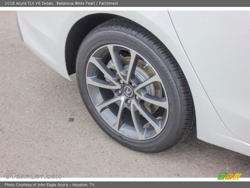 Bellanova White Pearl / Parchment 2018 Acura TLX V6 Sedan