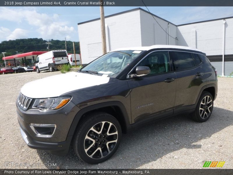 Granite Crystal Metallic / Black 2018 Jeep Compass Limited 4x4