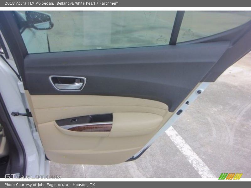 Bellanova White Pearl / Parchment 2018 Acura TLX V6 Sedan