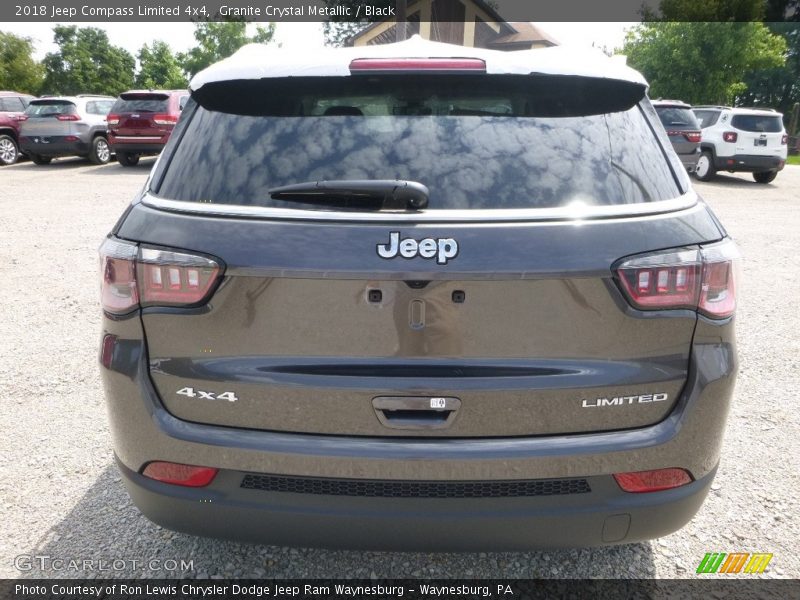 Granite Crystal Metallic / Black 2018 Jeep Compass Limited 4x4