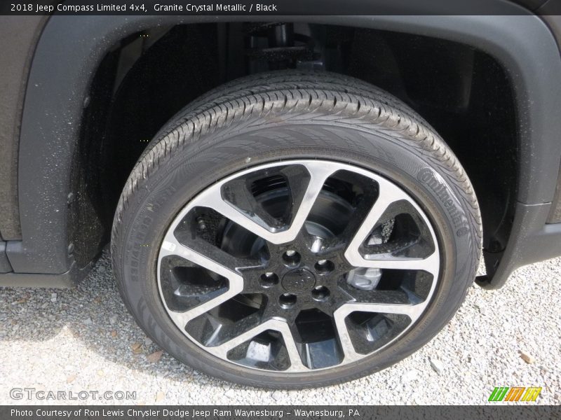 Granite Crystal Metallic / Black 2018 Jeep Compass Limited 4x4