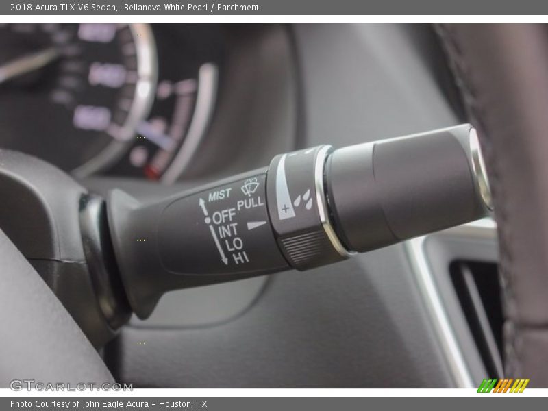 Bellanova White Pearl / Parchment 2018 Acura TLX V6 Sedan