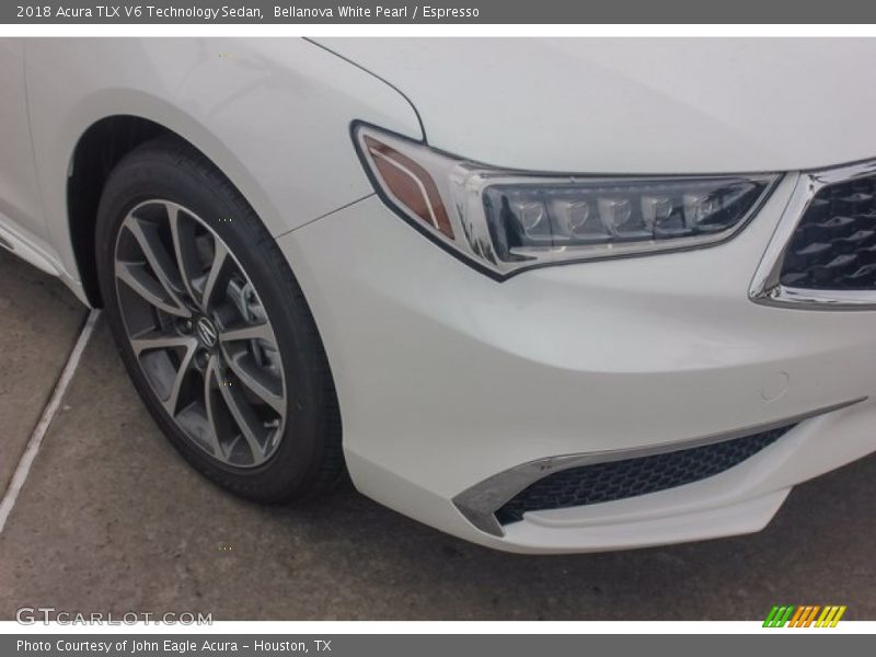 Bellanova White Pearl / Espresso 2018 Acura TLX V6 Technology Sedan