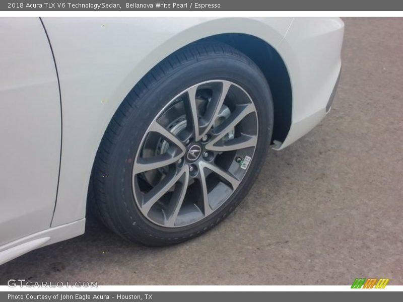 Bellanova White Pearl / Espresso 2018 Acura TLX V6 Technology Sedan