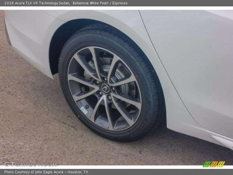 Bellanova White Pearl / Espresso 2018 Acura TLX V6 Technology Sedan