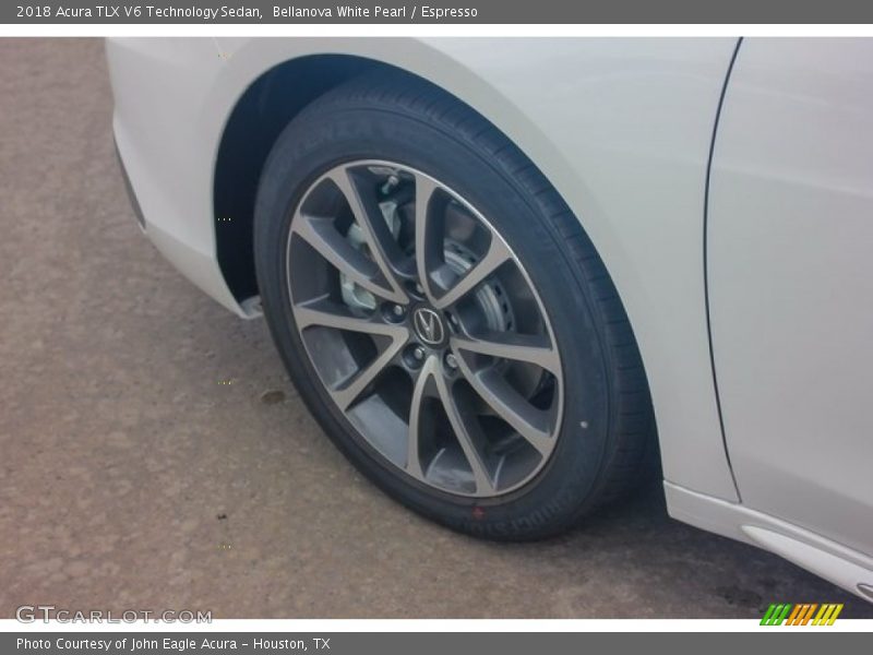 Bellanova White Pearl / Espresso 2018 Acura TLX V6 Technology Sedan