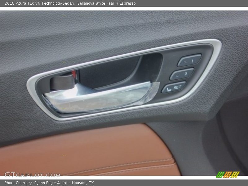 Bellanova White Pearl / Espresso 2018 Acura TLX V6 Technology Sedan