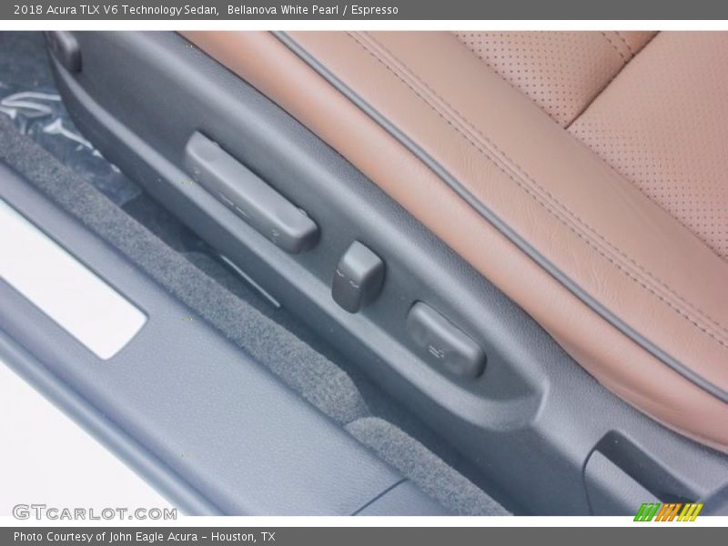 Bellanova White Pearl / Espresso 2018 Acura TLX V6 Technology Sedan