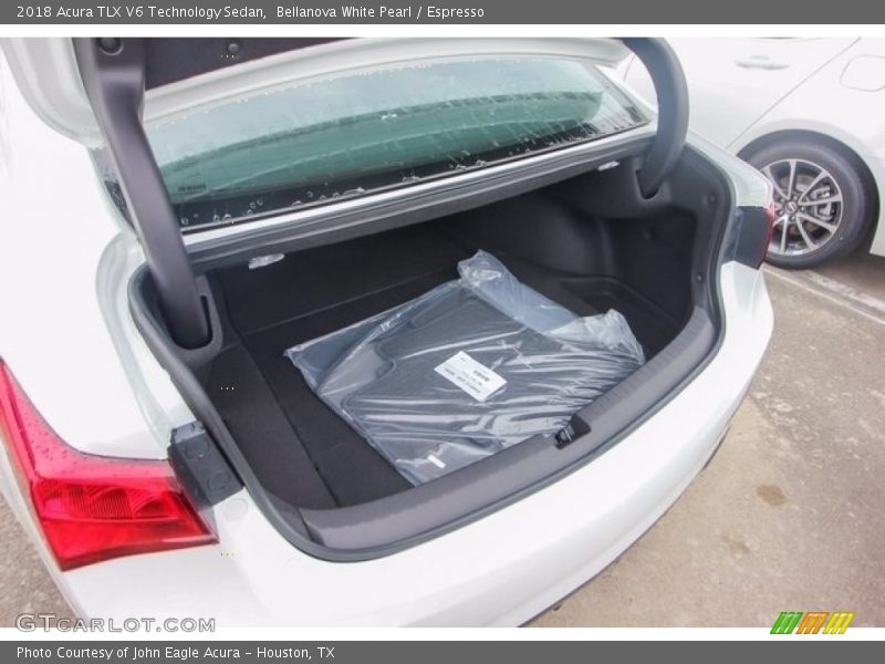 Bellanova White Pearl / Espresso 2018 Acura TLX V6 Technology Sedan