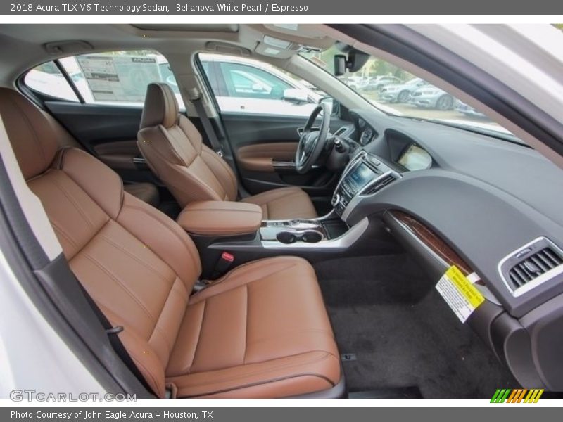 Front Seat of 2018 TLX V6 Technology Sedan