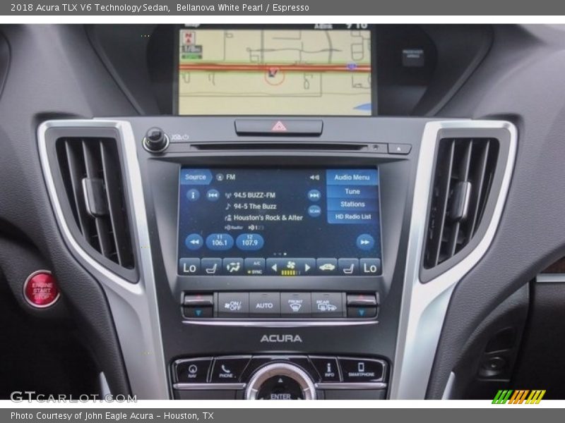 Controls of 2018 TLX V6 Technology Sedan