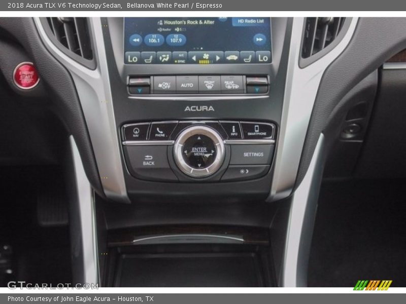 Controls of 2018 TLX V6 Technology Sedan
