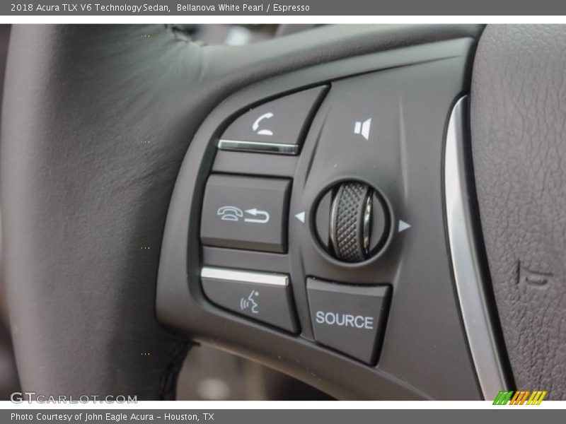 Controls of 2018 TLX V6 Technology Sedan