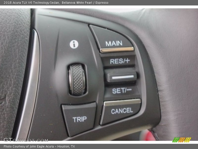 Controls of 2018 TLX V6 Technology Sedan