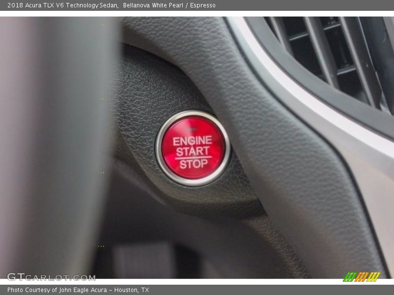 Bellanova White Pearl / Espresso 2018 Acura TLX V6 Technology Sedan