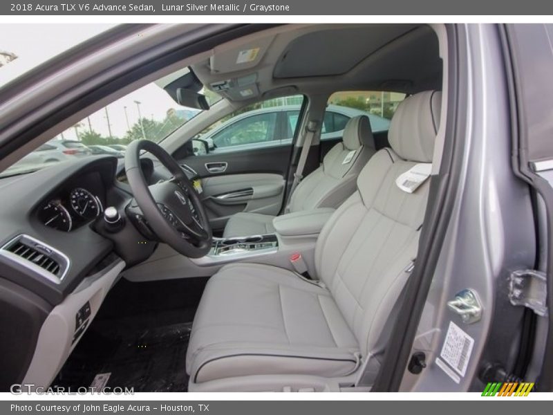  2018 TLX V6 Advance Sedan Graystone Interior