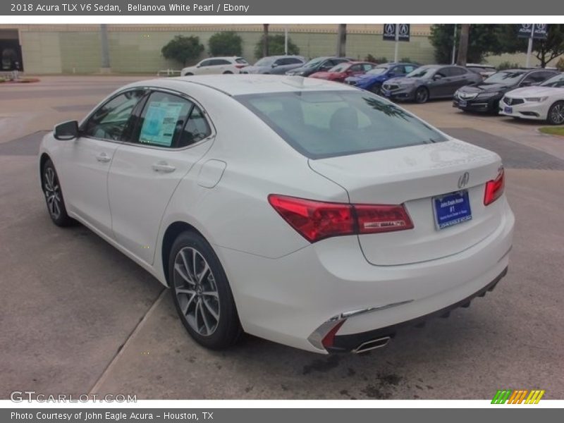 Bellanova White Pearl / Ebony 2018 Acura TLX V6 Sedan