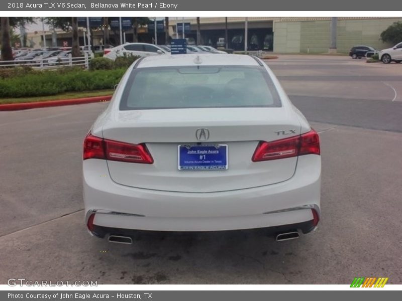 Bellanova White Pearl / Ebony 2018 Acura TLX V6 Sedan