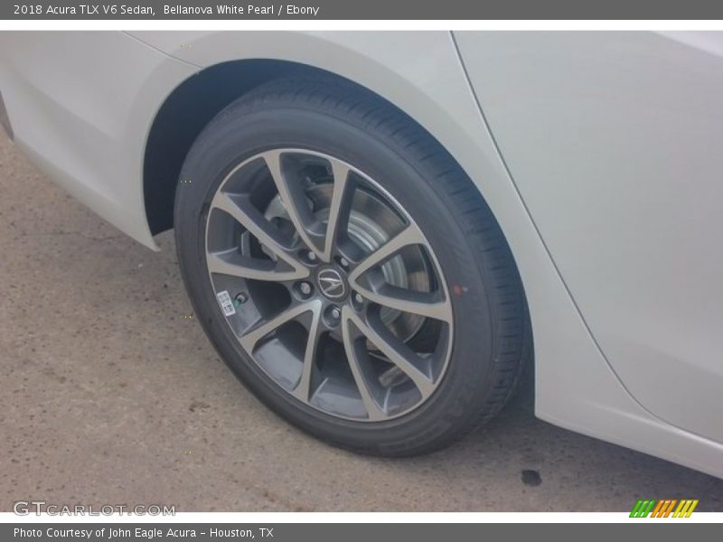 Bellanova White Pearl / Ebony 2018 Acura TLX V6 Sedan