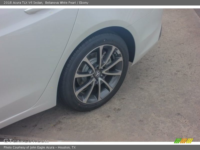 Bellanova White Pearl / Ebony 2018 Acura TLX V6 Sedan