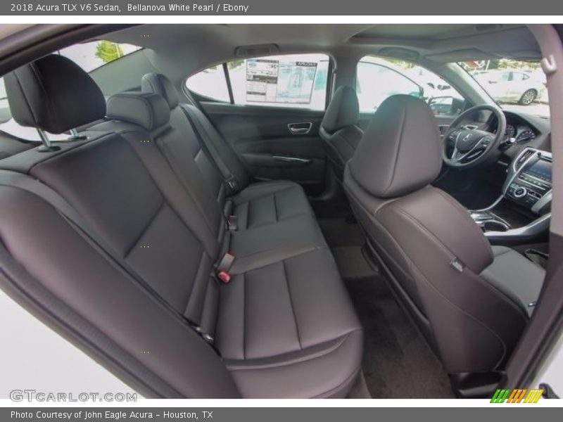 Bellanova White Pearl / Ebony 2018 Acura TLX V6 Sedan