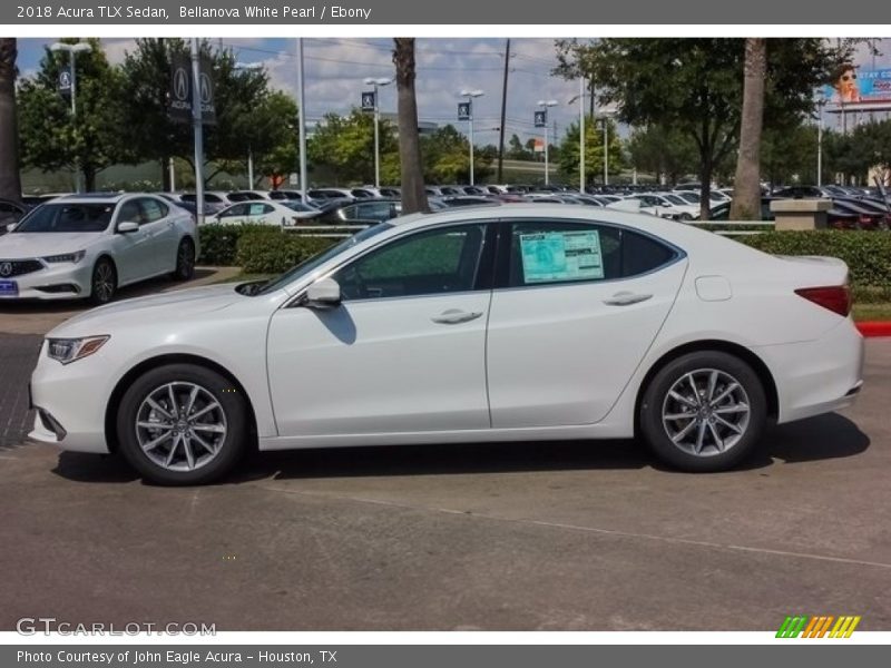 Bellanova White Pearl / Ebony 2018 Acura TLX Sedan