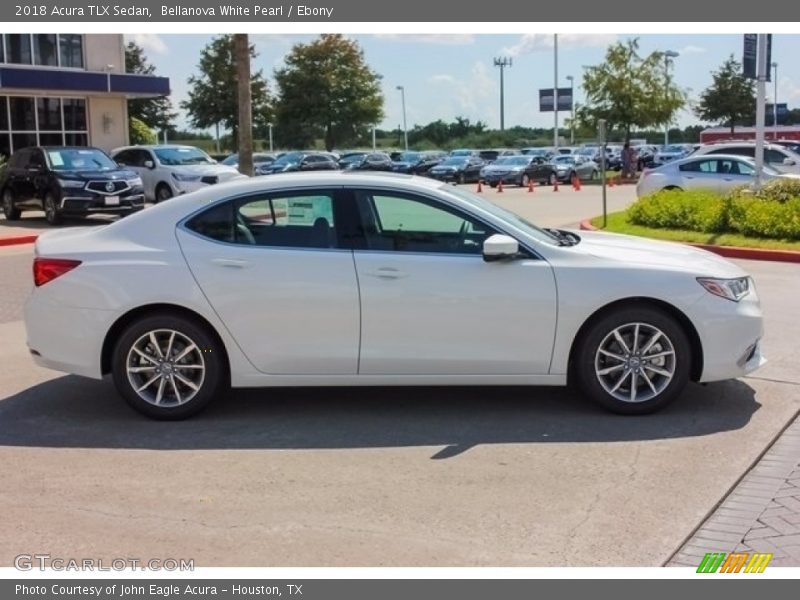 Bellanova White Pearl / Ebony 2018 Acura TLX Sedan