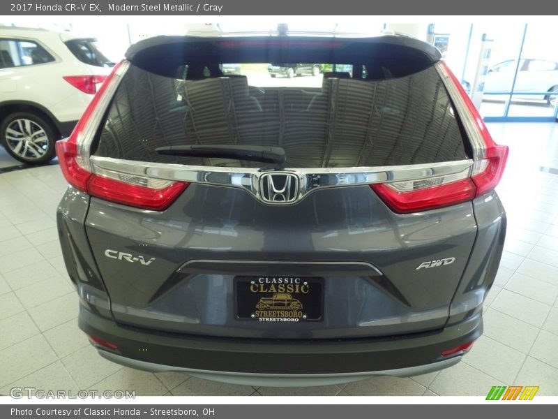 Modern Steel Metallic / Gray 2017 Honda CR-V EX