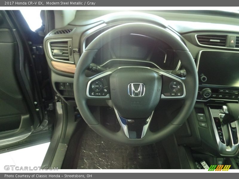 Modern Steel Metallic / Gray 2017 Honda CR-V EX