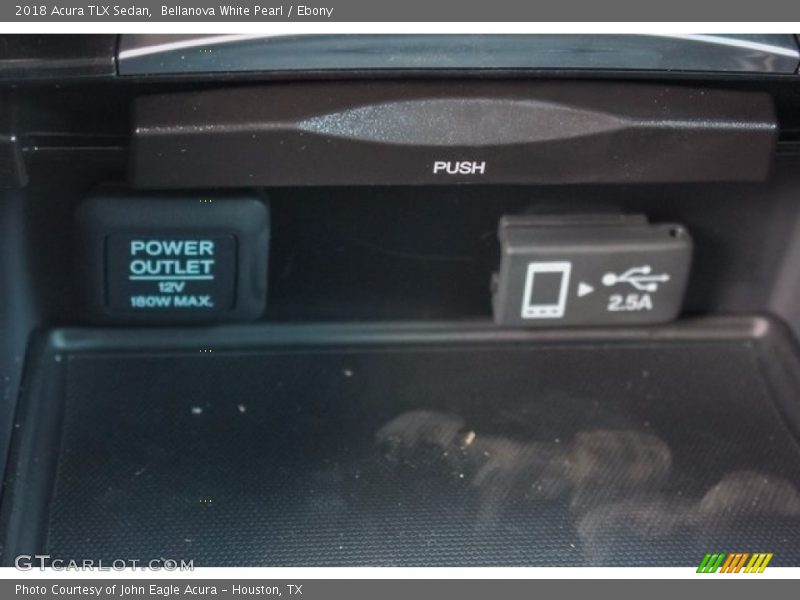 Bellanova White Pearl / Ebony 2018 Acura TLX Sedan
