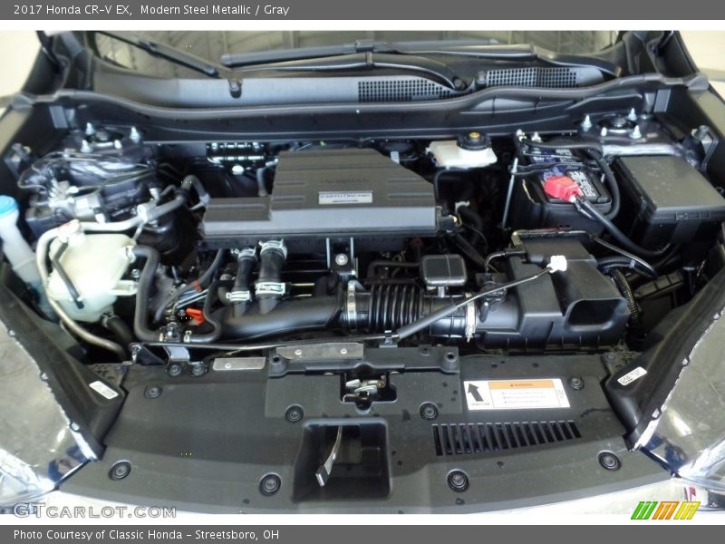 Modern Steel Metallic / Gray 2017 Honda CR-V EX