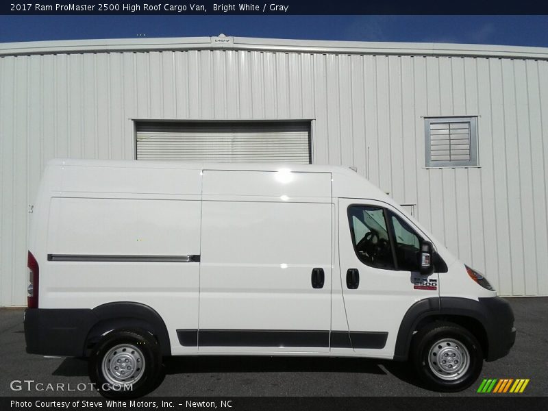 Bright White / Gray 2017 Ram ProMaster 2500 High Roof Cargo Van