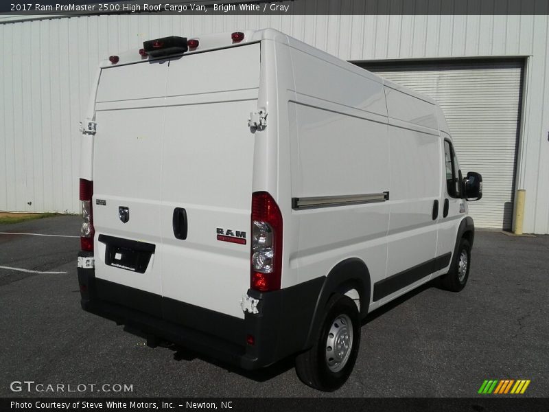 Bright White / Gray 2017 Ram ProMaster 2500 High Roof Cargo Van