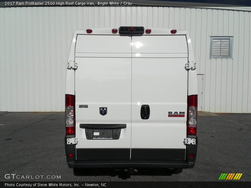 Bright White / Gray 2017 Ram ProMaster 2500 High Roof Cargo Van