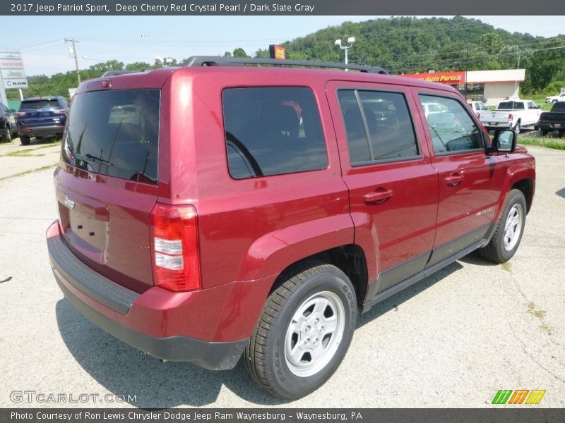 Deep Cherry Red Crystal Pearl / Dark Slate Gray 2017 Jeep Patriot Sport