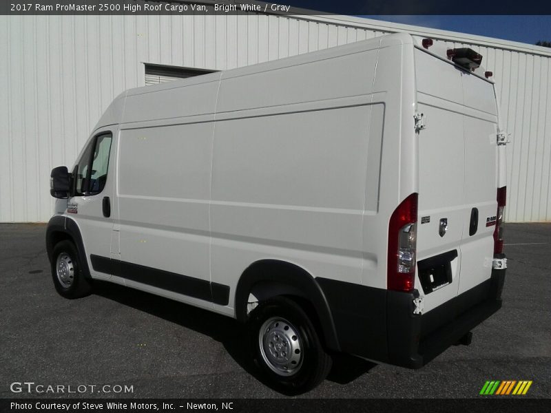 Bright White / Gray 2017 Ram ProMaster 2500 High Roof Cargo Van