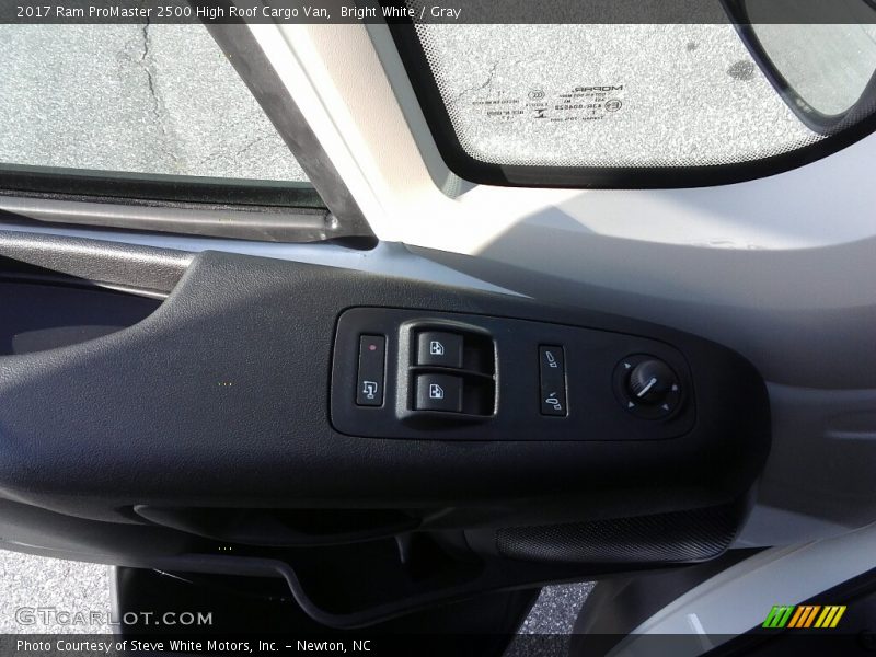 Bright White / Gray 2017 Ram ProMaster 2500 High Roof Cargo Van