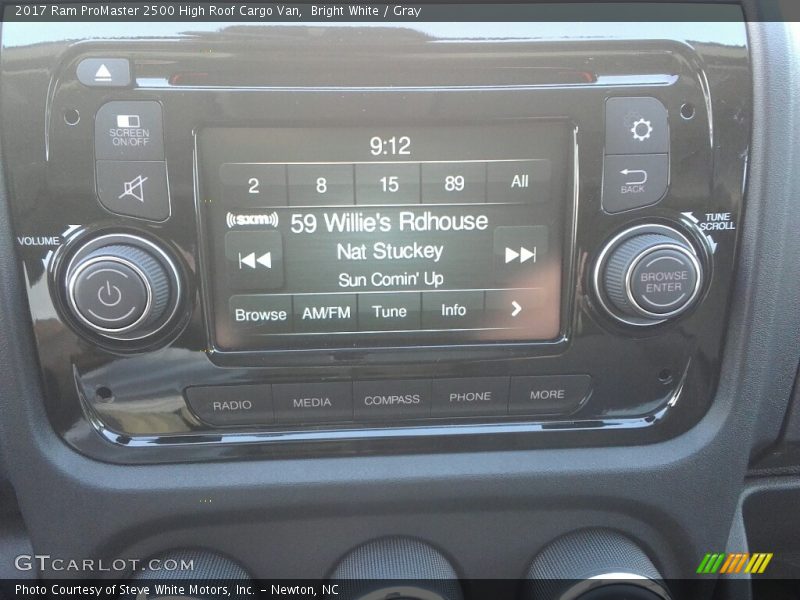 Bright White / Gray 2017 Ram ProMaster 2500 High Roof Cargo Van