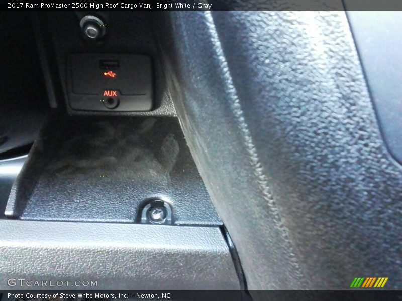 Bright White / Gray 2017 Ram ProMaster 2500 High Roof Cargo Van