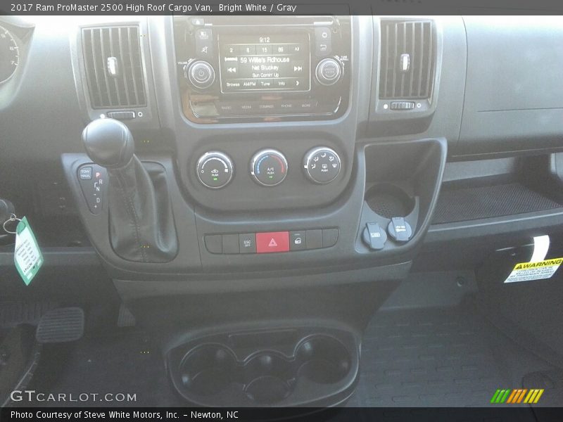 Bright White / Gray 2017 Ram ProMaster 2500 High Roof Cargo Van