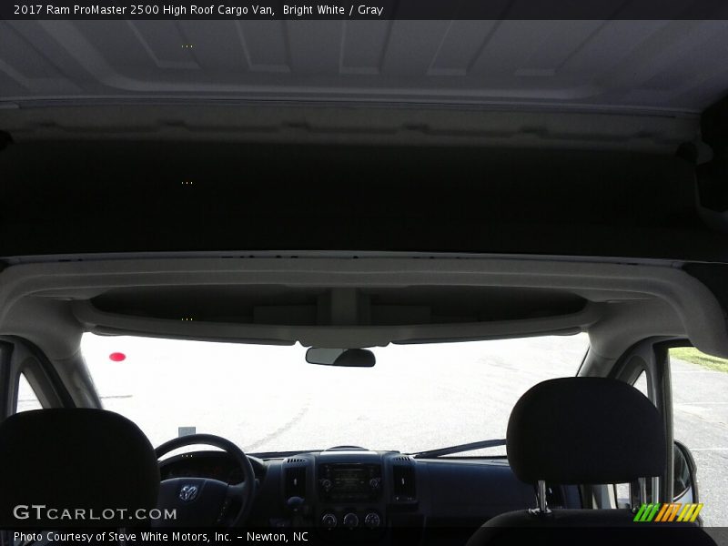 Bright White / Gray 2017 Ram ProMaster 2500 High Roof Cargo Van