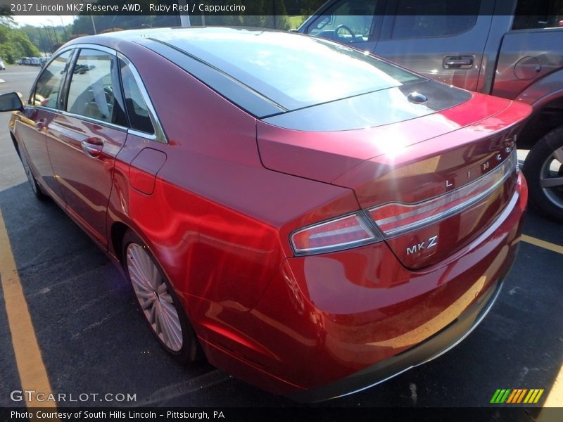 Ruby Red / Cappuccino 2017 Lincoln MKZ Reserve AWD