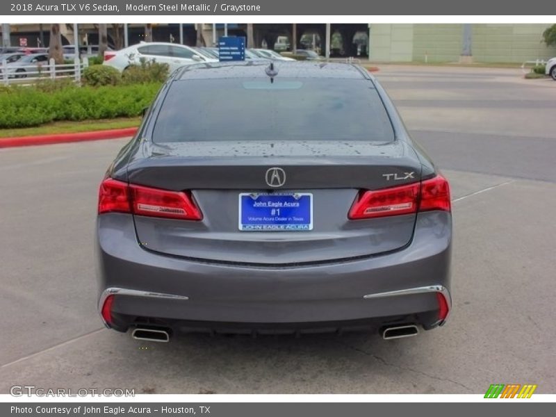 Modern Steel Metallic / Graystone 2018 Acura TLX V6 Sedan