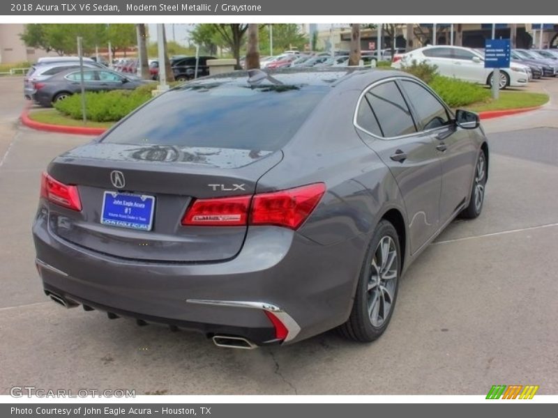 Modern Steel Metallic / Graystone 2018 Acura TLX V6 Sedan