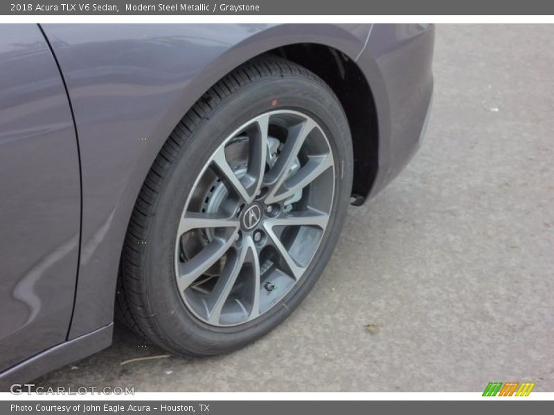 Modern Steel Metallic / Graystone 2018 Acura TLX V6 Sedan
