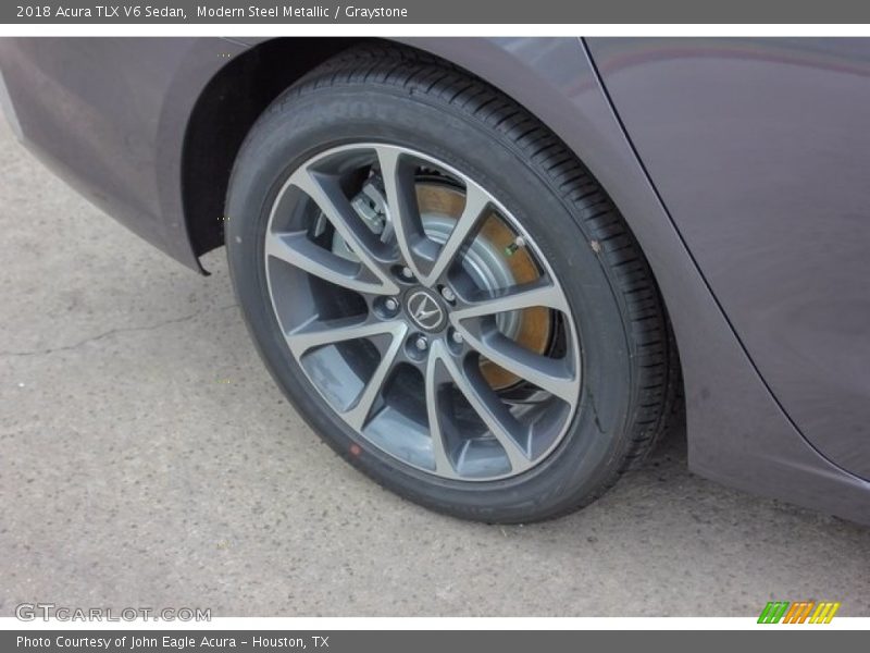 Modern Steel Metallic / Graystone 2018 Acura TLX V6 Sedan