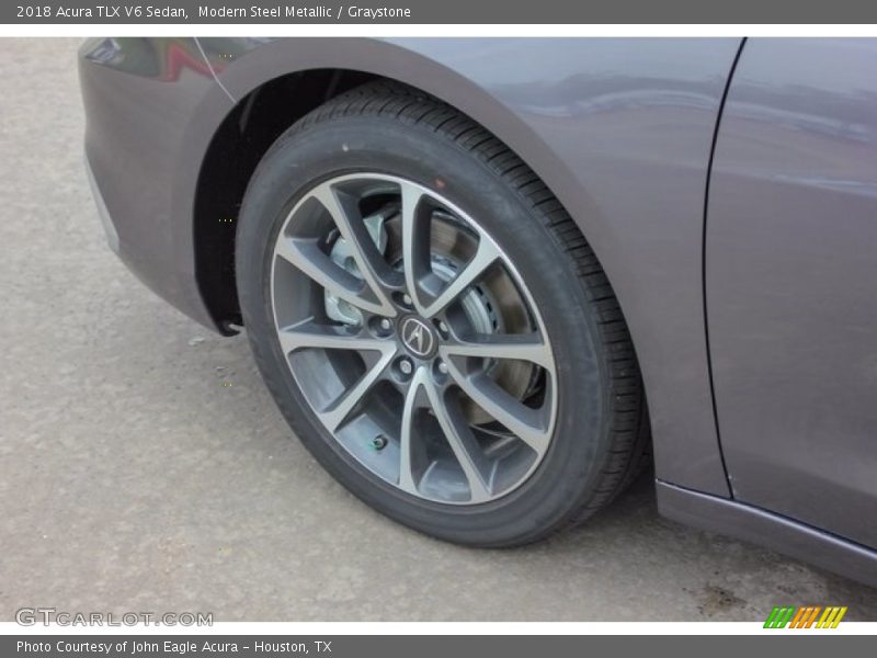Modern Steel Metallic / Graystone 2018 Acura TLX V6 Sedan