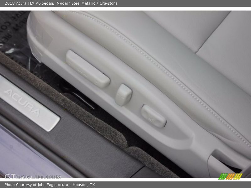 Modern Steel Metallic / Graystone 2018 Acura TLX V6 Sedan